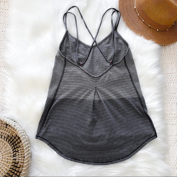 Grey Strappy Lululemon Tank - Picture 4 of 5